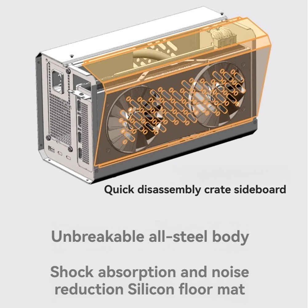M05K Frame Case Chassis for TH - External Gpu Dock Pcie 4.0 Oculink recension och pris