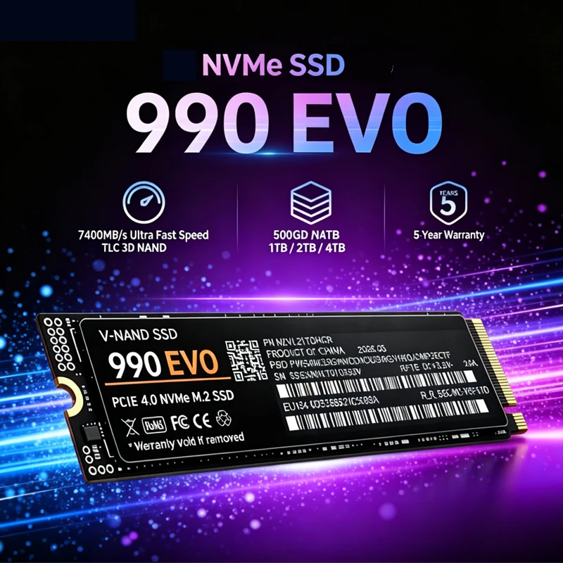 Gaming M.2 NVMe SSD 990 EVO PC - M.2 Nvme 4Tb Pcie 4.0 Ssd recension och pris