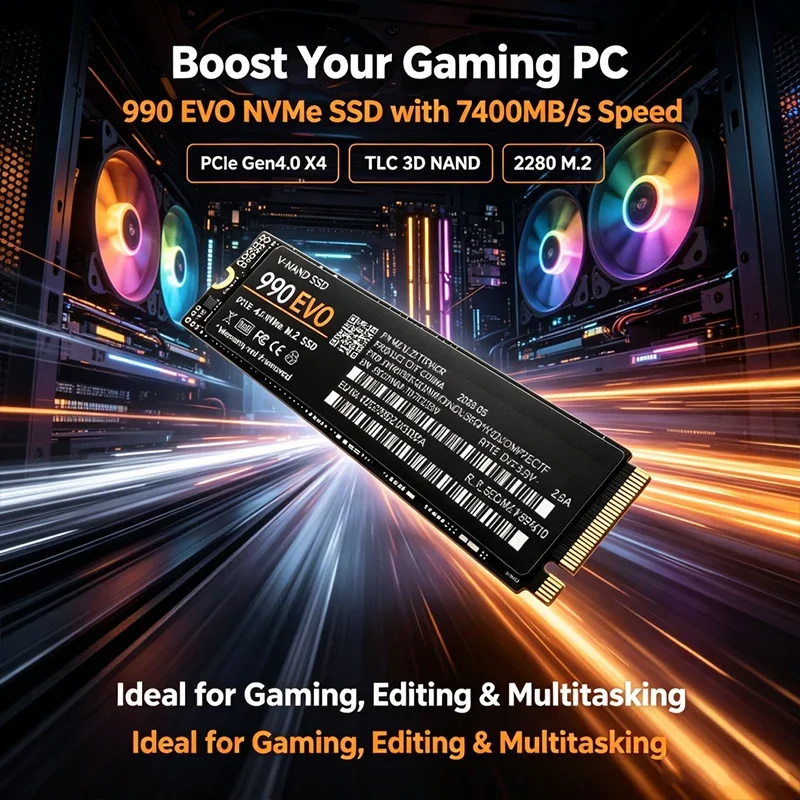 Gaming M.2 NVMe SSD 990 EVO PC - M.2 Nvme 4Tb Pcie 4.0 Ssd recension och pris