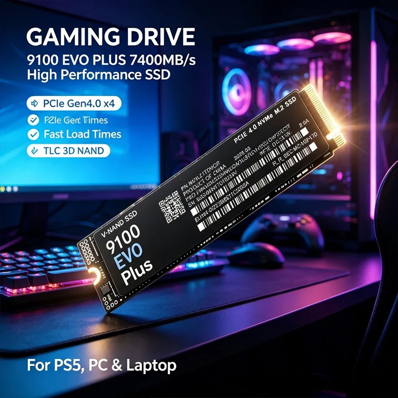 9100 EVO Plus M.2 NVMe SSD 1TB - M.2 Nvme 4Tb Pcie 4.0 Ssd recension och pris