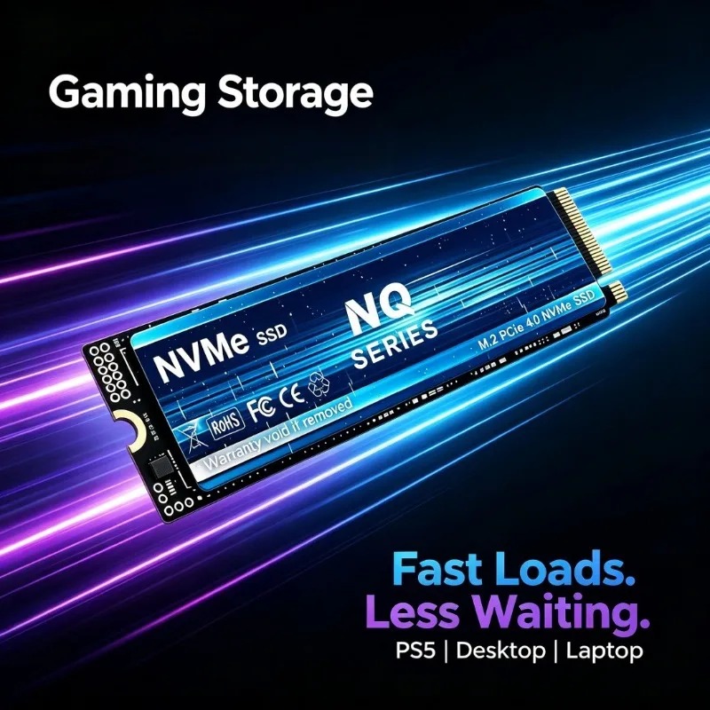 NQ 2TB/4TB NVMe PCIe 4.0 M.2 2 - M.2 Nvme 4Tb Pcie 4.0 Ssd recension och pris