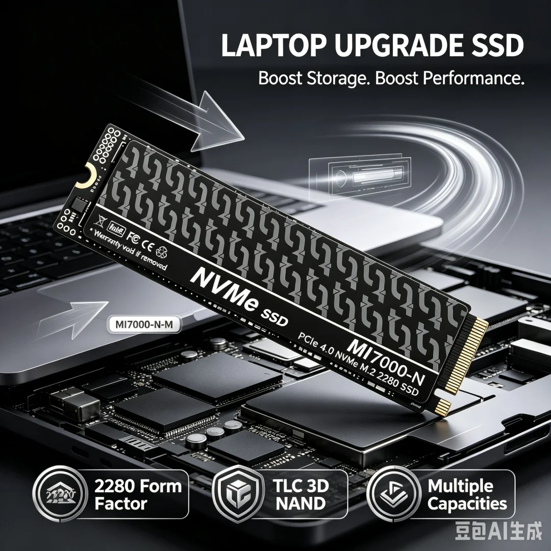 MI7000-N 7300MB/s SSD 1TB 2TB  - M.2 Nvme 4Tb Pcie 4.0 Ssd recension och pris