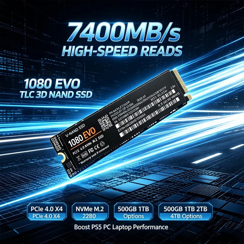 1080 EVO M.2 2280 NVMe PCIe 4. - M.2 Nvme 4Tb Pcie 4.0 Ssd recension och pris