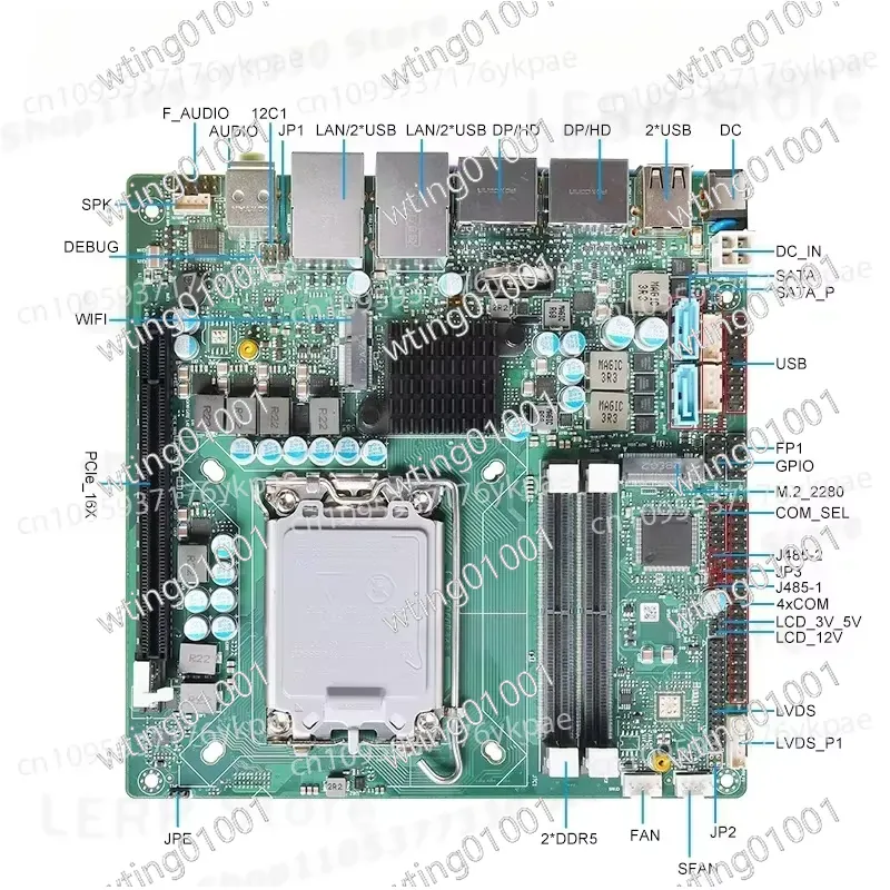 for 13th Gen Mini ITX Motherbo - Lga 1700 Ddr5 Itx Motherboard recension och pris
