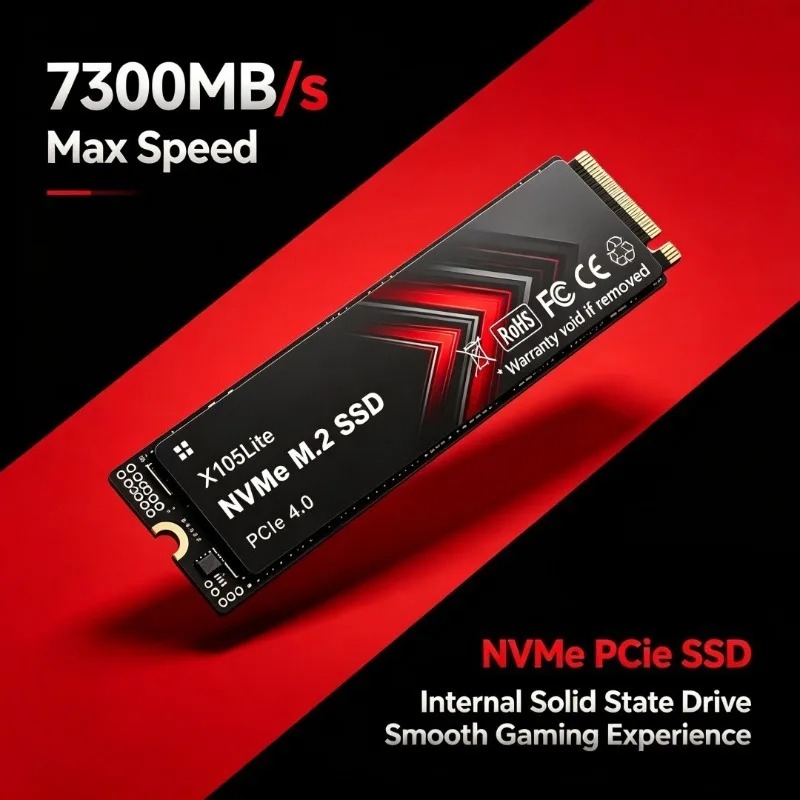 X105Lite M.2 NVMe SSD PCIe 4.0 - M.2 Nvme 4Tb Pcie 4.0 Ssd recension och pris