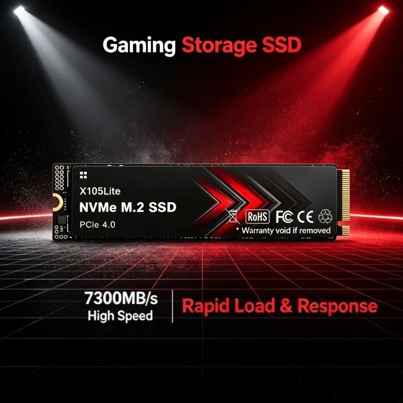 X105Lite M.2 NVMe SSD PCIe 4.0 - M.2 Nvme 4Tb Pcie 4.0 Ssd recension och pris