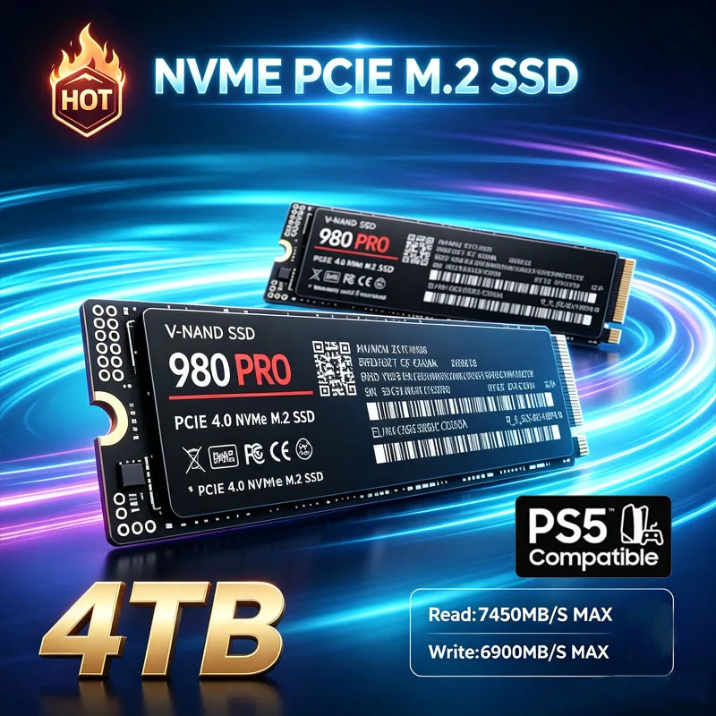 Gaming M.2 NVMe SSD 980 PRO PC - M.2 Nvme 4Tb Pcie 4.0 Ssd recension och pris