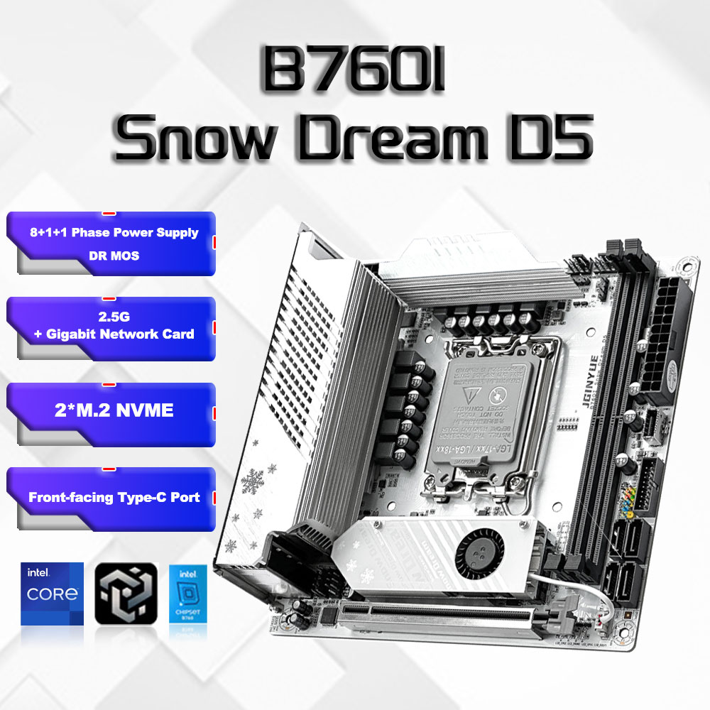 B760i ARGB WIFI DDR5 Motherboa - Lga 1700 Ddr5 Itx Motherboard recension och pris
