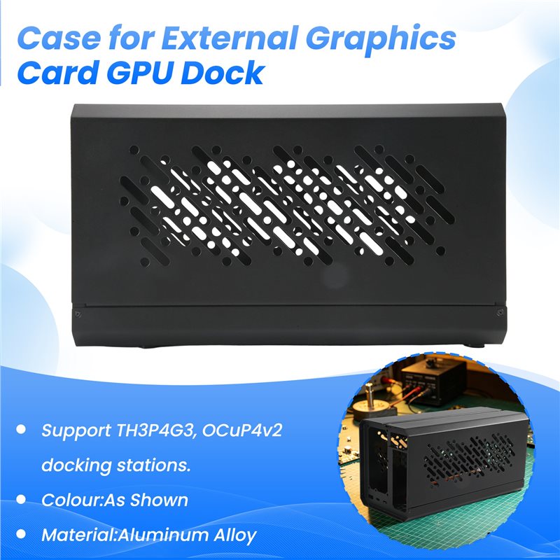 A23F-Frame Case Chassis For TH - Itx Case Full Aluminum Pcie 4.0 recension och pris