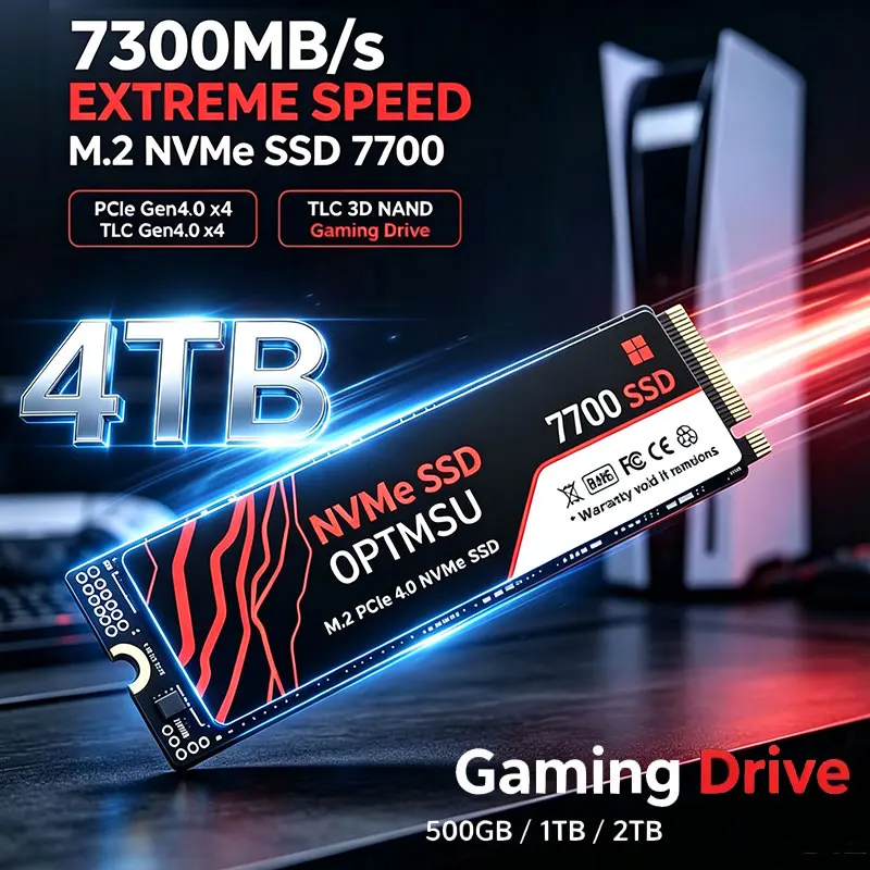 New 7700 M.2 2280 PCIe 4.0 NVM - M.2 Nvme 4Tb Pcie 4.0 Ssd recension och pris