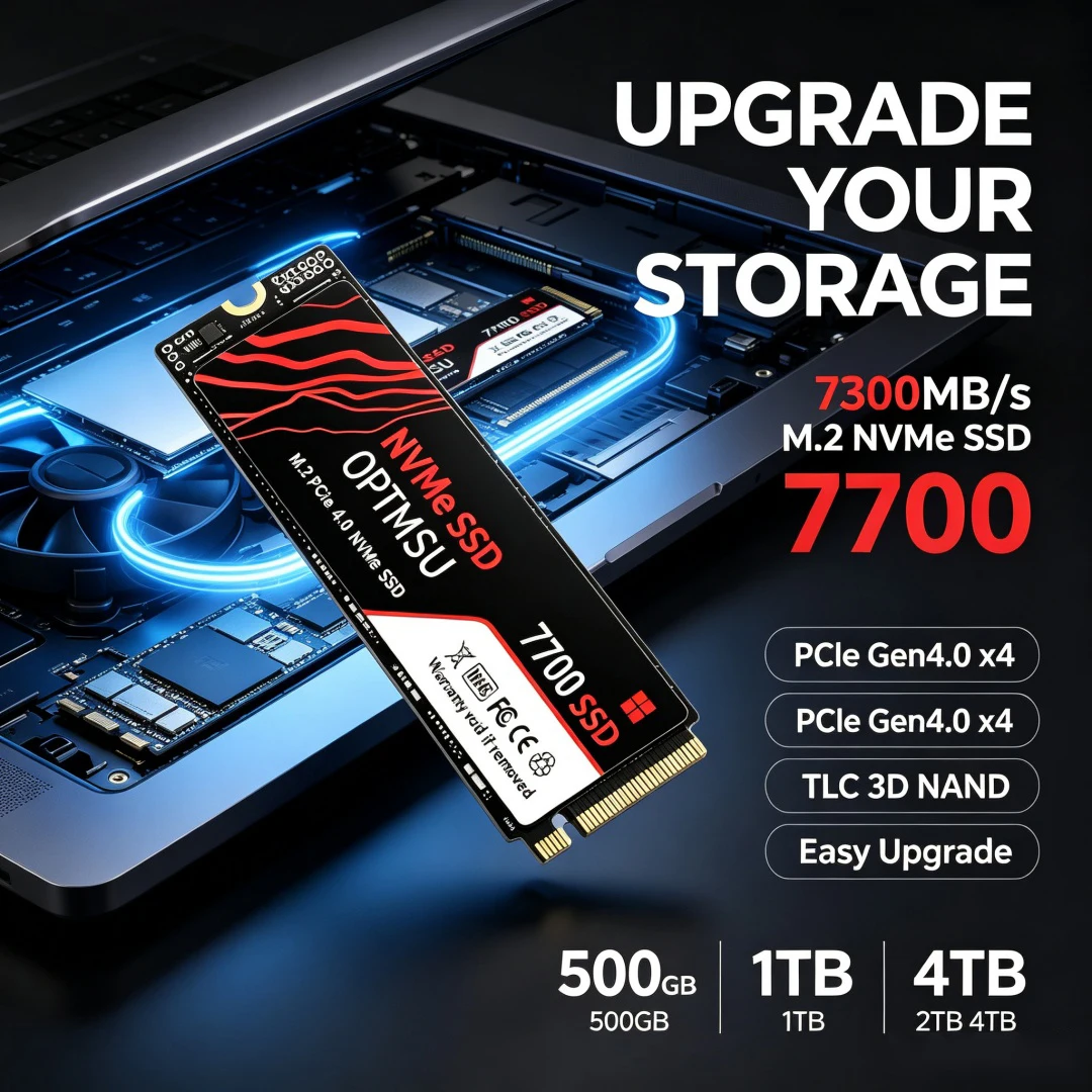 New 7700 M.2 2280 PCIe 4.0 NVM - M.2 Nvme 4Tb Pcie 4.0 Ssd recension och pris
