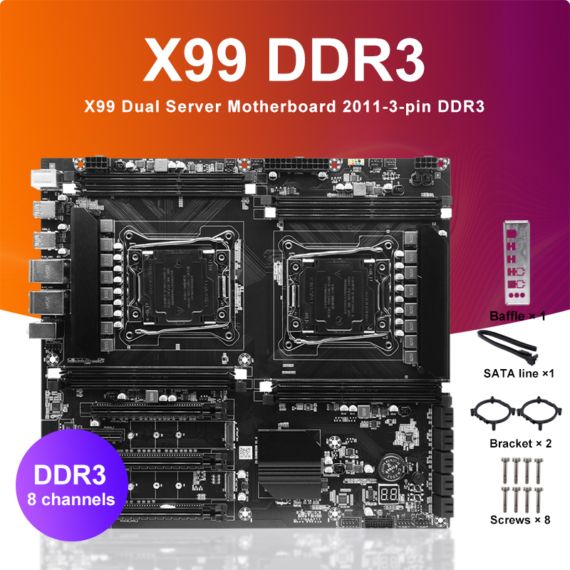 X99 Dual-socket Cpu Motherboar - X99 Dual Cpu Motherboard Combo recension och pris